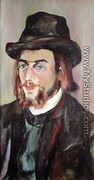 Portrait of Erik Satie (1866-1925) c.1892 - Suzanne Valadon