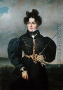 Portrait of Sophie Daw, Baronne de Feucheres, 1830 - Alexis Leon Louis Valbrun