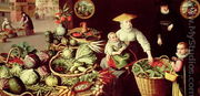 Vegetable Market - Lucas van Valckenborch
