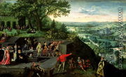 Rudolf II (1552-1612) and the Drunkard, 1593 - Lucas van Valckenborch