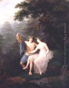 Bacchus and Ariadne - Jacques-Antoine Vallin