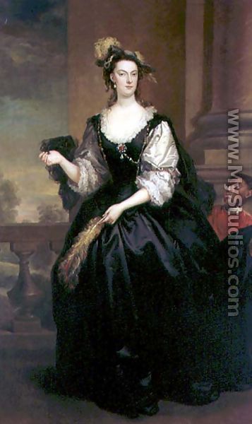 Portrait of Anne Howard, Lady Yonge - John Vanderbank