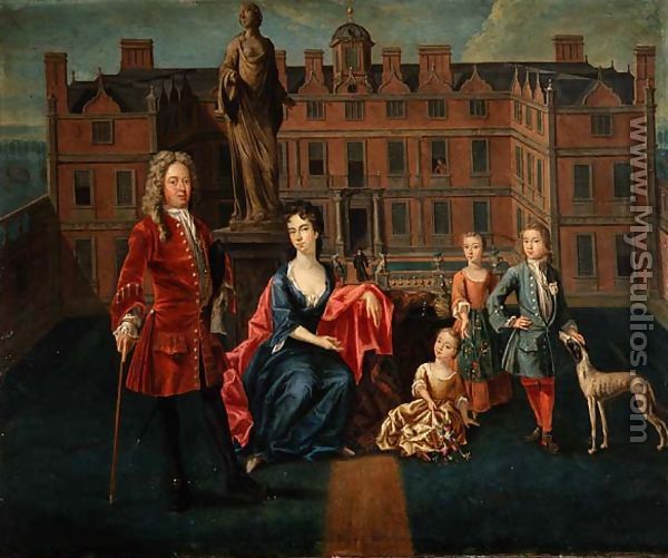 The North Family at Glemham, 1715-16 - Peter Vanderbank