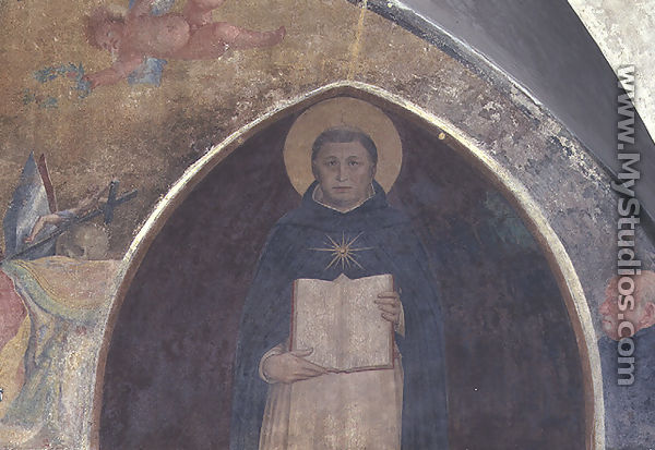 St. Thomas Aquinas, lunette - Giovanni Battista Vanni