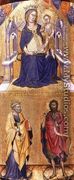 The Virgin and Child in Majesty with SS. Peter and John the Baptist, c.1370 - Francesco di Vannuccio