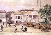 The British Factory on Hog Lane, Canton, 1838 - Werner Varnham