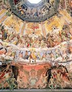 The Last Judgement, detail from the cupola of the Duomo, 1572-79 - Giorgio Vasari