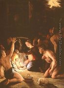 The Adoration of the Shepherds - Giorgio Vasari