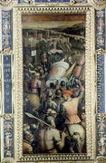 The Capture of Cascina from the ceiling of the Salone dei Cinquecento, 1565 - Giorgio Vasari