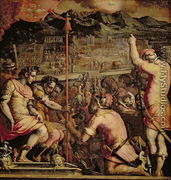 The Founding of Florence from the ceiling of the Salone dei Cinquecento, 1565 - Giorgio Vasari