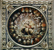 Apotheosis of Cosimo I de' Medici (1519-74) from the ceiling of the Salone dei Cinquecento, 1565 - Giorgio Vasari