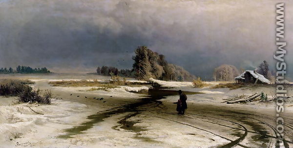The Thaw, 1871 - Fedor Aleksandrovich Vasiliev
