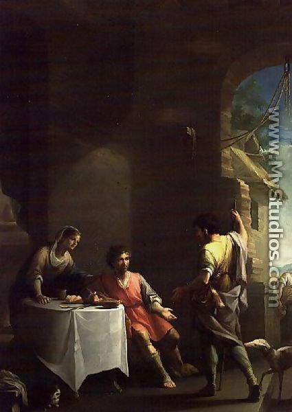 Esau sells his birthright to Jacob, 1790-1800 - Zacarias Gonzalez Velazquez