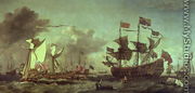 Royal Visit to the Fleet, 5th June 1672 - Willem van de, the Younger Velde