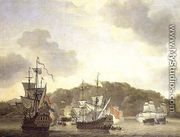 Naval Engagement - Willem van de, the Younger Velde