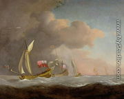 English Royal Yachts at sea - Willem van de, the Younger Velde