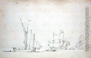 Ships from Sluis, 1677 - Willem van de, the Younger Velde