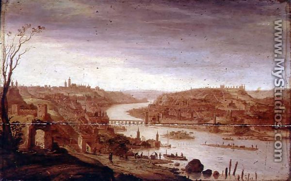 View of Prague - Dirck Verhaert