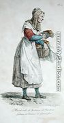 The Nanterre Cake Seller, number 10 from The Cries of Paris series, engraved by Francois Seraphin Delpech 1778-1825 - Carle Vernet
