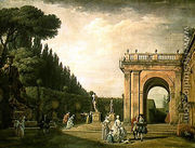 The Gardens of the Villa Ludovisi, Rome, 1749 - Claude-joseph Vernet