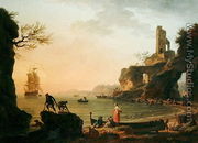 Sunset, Fishermen Pulling in Their Nets, 1760 - Claude-joseph Vernet