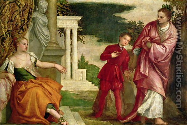 A Young Man Between Virtue and Vice - Paolo Veronese (Caliari)
