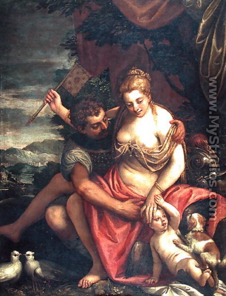 Mars and Venus, c.1580 - Paolo Veronese (Caliari)