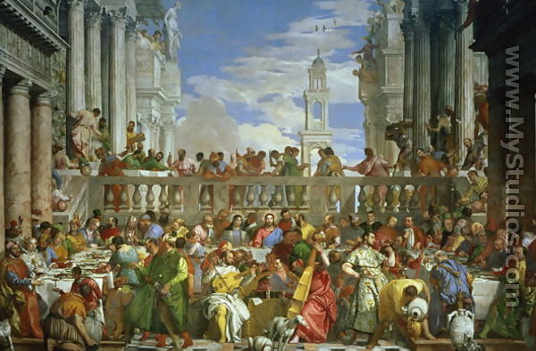 The Marriage Feast at Cana, c.1562 - Paolo Veronese (Caliari)