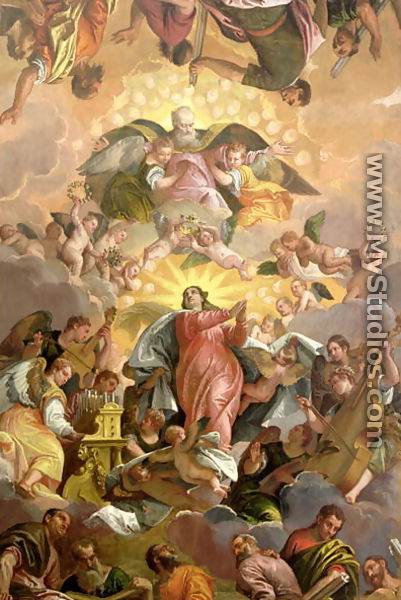 The Assumption of the Virgin - Paolo Veronese (Caliari)