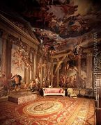 Olympian Gods, wall paintings in the Heaven Room, c.1695-96 - Antonio Verrio