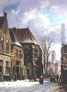 A Dutch Street Scene, 1855 - Pieter Gerard Vertin