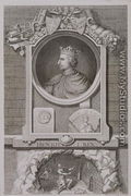Henry I 1068-1135 King of England from 1100, engraved by the artist - George Vertue