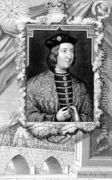 Edward IV 1442-83 King of England from 1461, after a portrait in Kensington Palace, engraved by the artist - George Vertue