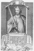 Edward I 1239-1307 King of England from 1272, after the remains of a statue, engraved by the artist - George Vertue