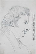 Portrait of Honore de Balzac 1799-1850 - Antoine Vestier
