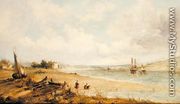 View of the Burry Estuary, 1856 - Alfred Vickers