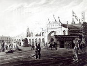 Market Place, engraved by Daniel Havell 1785-1826 1820 - (after) Vidal, Emeric Essex