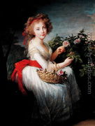 Portrait of Marie-Christine of Bourbon-Naples 1779-1849 - Elisabeth Vigee-Lebrun