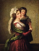 Madame Rousseau and her Daughter, 1789 - Elisabeth Vigee-Lebrun