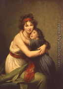 Madame Vigee-Lebrun and her Daughter, Jeanne-Lucie-Louise 1780-1819 1789 2 - Elisabeth Vigee-Lebrun