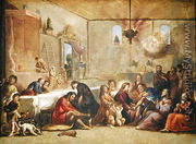 Christ Washing the Disciples Feet, 1653 - Claude Vignon