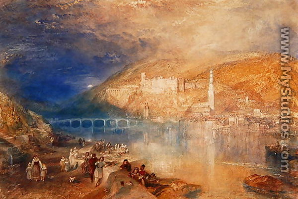 Heidelberg: Sunset, c.1840-42 - Joseph Mallord William Turner