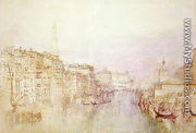 The Grand Canal looking towards the Dogana - Joseph Mallord William Turner
