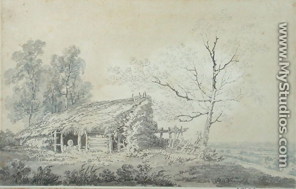 Landscape with Barn, c.1795 - Joseph Mallord William Turner