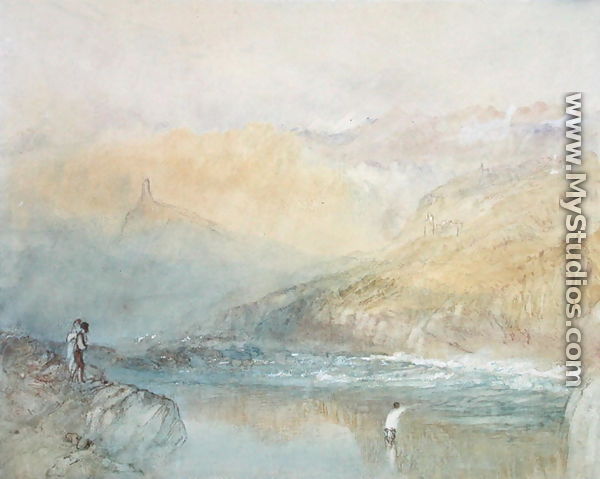 On the Mosell, near Traben Trarabach, c.1841 - Joseph Mallord William Turner