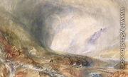 Storm in the Pass of St Gothard - Joseph Mallord William Turner