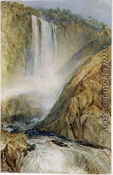 The Falls of Terni, 1817 - Joseph Mallord William Turner