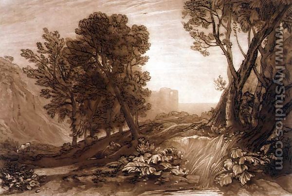 Solitude, from the Liber Studiorum, engraved by William Say, 1816 - Joseph Mallord William Turner