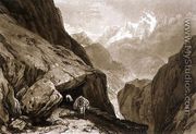 Mt. St. Gothard, from the Liber Studiorum, engraved by Charles Turner, 1808 - Joseph Mallord William Turner