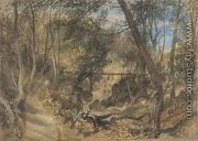 The Woodwalk, Farnley Hall, c.1818 - Joseph Mallord William Turner